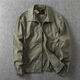 Ranwei Ferre American Casual Jacket Herren Spring- und Herbst-Dünnstil mittleren und jungen Arbeitskleidung vielseitig Einfacher Revers-Top Khaki-13068 L Empfohlen 120/140jin [Jin ist 0,5 kg]
