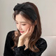 Idel high-head wide headband female high-end Internet celebrity 2025 new face wash headband wide-brimmed hairpin hair accessories hair accessories F3064 black headband female high-end going out headwear