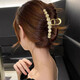 Dijing wheat ear hair clip headdress for women high-end 2025 high-end hair clip hair accessories back head shark clip birthday gift for women