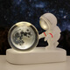 Fascini Astronaut Night Light Little Prince Crystal Ball Luminous Base Desktop Ornament Birthday Gift Beloved Astronaut - Starry Sky Gift Box