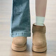 Marque Broken Code Ins Maillard Retro Bottes de neige pour les femmes en hiver, Nouvelle chaussures de coton chaude en velours et de coton chaud en velours pour femmes marron 37