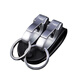Boyou Genuine Leather Keychain Men's Waist Belt Lock Metal Keychain Pendant Waist Buckle Business Creative B702 Bronze