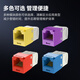 PANDUIT Panda socket network port network panel exceeds category 5, category 6, category 6, category 6, non-shielding module non-shielding RJ45 network cable flat port oblique port 86 type six, non-shielding module yellow CJ688TGYL
