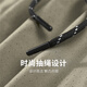 与狼共舞【速干冰感】休闲短裤男2025夏季新款抽绳松紧轻薄透气五分裤4050 卡其701 L (175)