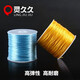 Lingjiujiu transparent crystal flat silk elastic thread diy beaded bracelet thread elastic thread hand string cultural toy beads beads thread white about 50 meters long