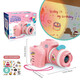 Birthday Party Projection Camera Projection Light Decorative Ambient Light Scene Arrangement Glowing Toy Children's Projector Pink Ambient Projection Camera