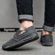 
Red and green century-old Beijing cloth shoes men's summer breathable light casual Korean style fashion canvas shoes middle-aged and elderly work shoes driving shoes blue 40