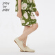 jnby by JNBY江南布衣童装短裤夏多彩印花可爱休闲棉麻男女儿童1N6E13790 904杂粉绿 160 cm
