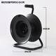 Chuangliheng portable cable reel roller reel empty reel reel cable reel drag reel spool wire reel take-up black plastic anti-fall no socket cable reel