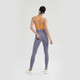 Halten Sie Yoga Sports Unterwäsche Running Weste Frauen mit hoher Intensität schocksicherer Rückenbra Back Schnalle einstellbare 12392 Sauerstofflila XL