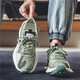 Zapatos para hombres Langyanxuan 2024 zapatos nuevos para los zapatos de papá de la running de otoño y el invierno de los hombres para los zapatos de papá resistentes a la ropa para hombres sin deslizamiento.