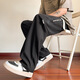 Xingsuyao (xingsuyao) summer thin ice silk pants 12-year-old boy 13 teenagers 14 students 15 loose sports straight casual pants 16 k9905 black M suggests 75-100 Jin [Jin equals 0.5 kg] about