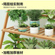 Yiga flower stand balcony flower stand multi-layer indoor folding flower stand household simple storage rack 3 layers 80