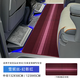 Xushansi es adecuado para 24 Buick New Energy Hybrid Gl8 Po-Foot Pad PHEV Mid-Row Modificación de alfombra personalizada es Lu Zun 25s (Phantom Black) Tercera fila 12240cm