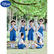 
Disney (Disney) June 1st Boys and Girls Denim Strap Shorts Set Summer Kindergarten Graduation Class Clothing Children's Chorus Performance Clothing Set 120cm