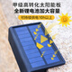 Yuanfang Solar Lighting Wall Washing Light Control Induction Outdoor Lighting Garden Landscape Wall Lamp Waterproof Floodlight Four Beams