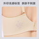 京东京造云感软支撑果冻条文胸内衣女背扣式肩带无痕聚拢收副乳 凝脂肤M