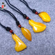 Royal Honey Amber Beeswax Raw Stone Raw Ore Chicken Oil Yellow Flower Wax Pendant Bracelet Ball Bead Ring Handmade Material Wholesale Support Appraisal Customized Pendant Total Weight 3 5g (Randomly Delivered) 0.001mm 0.001 Pieces