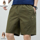 
Xiabushi summer pure cotton solid color men's casual versatile shorts five-point pants beach straight pants dark gray 9224 4XL Recommended 190-210Jin [Jin equals 0.5 kg]