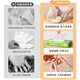Meliya disposable gloves thickened 200 pieces for food plastic dishwashing children's housework catering baking kitchen gloves