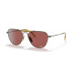 Gafas de sol de ray-ban kangmu gafas de sol polarizadas marco de metal de titanio irregular 0RB8064 9207 width de lente: 53 mm