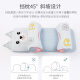 Dr. Colorful Baby Pillow Styling Pillow Xiaomi Newborn Prevention Autumn and Winter Buckwheat Head Deflection Correction Head Shape Correction Baby Supplies Xiaomi Pure Cotton Rabbit Blue, 0-1 Years Old Velcro
