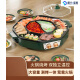 Chuangjingyi chooses grilled and shabu-shabu all-in-one pot, shabu-shabu and grilled all-in-one pot, multi-functional barbecue, barbecue, hot pot, electric grill pan, two-in-one household roasting pan, three-in-one pair, temperature-controlled large red 1800W3-16 people 1-layer pot + gift bag