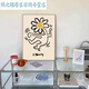 Keith Harlem Style pop abstrait graffiti peinture décorative niche chambre à coucher de chambre à coucher peinture peinture de peinture art mural jd15869 35 * 50cm