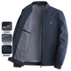 Woodpecker (Tucano) Daddy Jacket Spring und Herbst mittlere Casual Jacket 40 Jahre alt 50 Jahre 50 mittleren und älteren Herren-Großvaters Anzug Spring N9719 Blue L 175 [Empfohlen 100-125 Jin [Jin gleich 0,5 kg]]