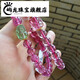 Yulong Red Tourmaline Bracelet Super Transparent Glass Clean Body 18 Flower Rear Pixiu Retro Palace Style 9712 (bead size 8.5 0 grams 9712 (bead size 8.5mm)