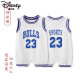 Disney Newborn Baby Clothes Summer Thin Cotton Jumpsuit Sleeveless Vest Sports 0 to 1 Year Old Baby Basketball Uniform [Baby Basketball Uniform] Red No. 23 80cm18-22Jin [Jin equals 0.5kg] can be worn