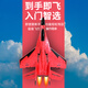 Zhiyang Toy Remote Control Remote Aircraft Modelo de aviones Aeronave de aviones Aviones Estudiante de ala fija REBAJE DE CUMPLEAÑOS DE CUMPLEABLO RESISTENTE RESISTENTE MIG-320 Amarillo [pequeño] Estándar estándar