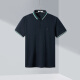 HLA Hailan House POLO shirt men's summer pique skin-friendly and comfortable t-shirt HNTPD2Q086A Navy blue (86) 175/92Y (50)
