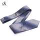 Chales Kimo Krawatte Herrengeschäft formale Kleidungsstück Gray Trendy Karrierearbeit Personalisiertes Muster Bräutigam lässig breite Edition handgepackter 8cm Geschenkbox K838 (Wide Touched 8cm)