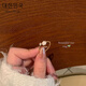 Der Camellia-Ring für Frauen kann eingestellt werden, das Nischendesign, modische und individuelle leichte Luxus-Zirkon-Zirkon-Fingerring A826-1 Camellia Ring Gold B01-304 kann eingestellt werden