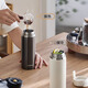 Nuobaifen Magnetic Bomb Tea Wasserabteilung Teetasse hochwertige große Kapazität Wärme Tasse im Freien Gesundheit Teetasse T3523 Zitronengelb 750 ml