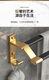 No punch-out towel rack bathroom towel rack hook bathroom hanger single and double towel rod Yahei 3 sets 13590