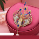 SNQP Big Phoenix brooch high-end exquisite fashion women's cashmere coat Chinese style corsage pin jewelry accessories gold color 761