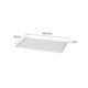 Shuangshan household double-layer drain tray multi-purpose rectangular kitchen cup tray plastic tea tray bathroom storage rack multi-purpose drain tray (length 40.5 width 23 height 2cm)