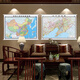 Liaoning Province Map Map Wall Chart Large Size 1.5m*1.1m Seamless Office, Conference Room Wall Chart Wall Chart Background Wall Decoration Dalian Shenyang
