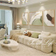 Huaixue High-End-Wohnzimmer Dekorative Malerei Modernes Kunstbüro Triptychon Schwarz weiß grauer abstrakter Sofa Hintergrund Wandhänge Malerei JD13782 Links und rechts 60*80 110*80 Texturöl Leinwand PS Gold Rahmen