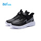 361 Children's Cotton Shoes 2025 Winter Light Cushioning Plus Velvet Warm Sports Running Shoes for Men, Women, Small, Medium and Large Children Black 35