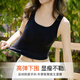 莫代尔运动内衣女防震高强度防下垂薄款外穿固定杯跑步瑜伽美背文胸罩夏 1件[高强度防震]香槟色 L  (115-125斤)