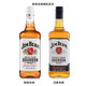 金宾（Jim Beam）波本威士忌美国进口洋酒 调和型 白占边黑麦/蜂蜜味/苹果味酒送礼 【6支装】金宾波本750ml*6