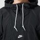 NIKE men's spring new woven hooded half-zip sweatshirt sports casual pullover jacket FN3893-010 L
