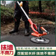 God of Craftsman Electric Cement Mortar Pavement Lighting Machine Long Pole Trowel Machine Lithium Battery Wall Plastering Machine Grinding Machine Concrete Polisher New Rodless Plug-in Light Speed Adjustment (1 Iron + 1 Grinding) Pavement Lighting Machine