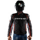 DAINESE/丹尼斯 RACING 3 D-DRY赛车服防风防雨四季摩托车骑行服防摔夹克 684/黑-黑-红 50