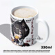 
Bambie Shih Hungry Crazy and Thousand Miles Walking Around the Mid-Ming Dynasty Figures Small Mug Full Sweet Q Version Creative Mug Water Cup Cartoon Ornaments DD1276 [Full Sweet] Exquisite [Mull]