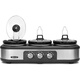 
BELLA 3 x 1.5 quart triple slow cooker pot Ceramic pot Three stops individual temperature control Simple operation Easy to clean Small portions of meals Baby supplementary food BLA13582
