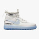 耐克（NIKE）男子Air Force 1空军一号高帮休闲鞋板鞋 AF1运动鞋海外直邮 CJ1381-100 白蓝 38.5